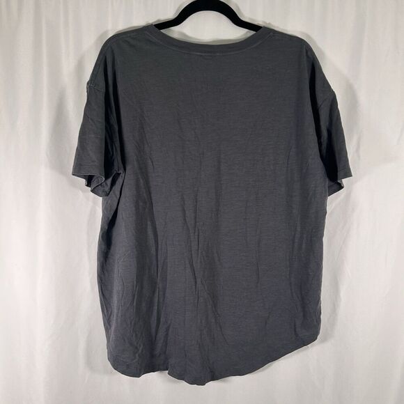 Wildfox T Shirt Women's XL Grey Sunday Short Sleeve Crew Neck 100% Cotton - Picture 8 of 8